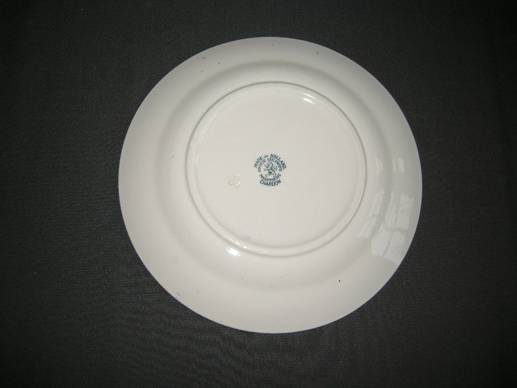 Societe Ceramique Chardon petrol dinerbord