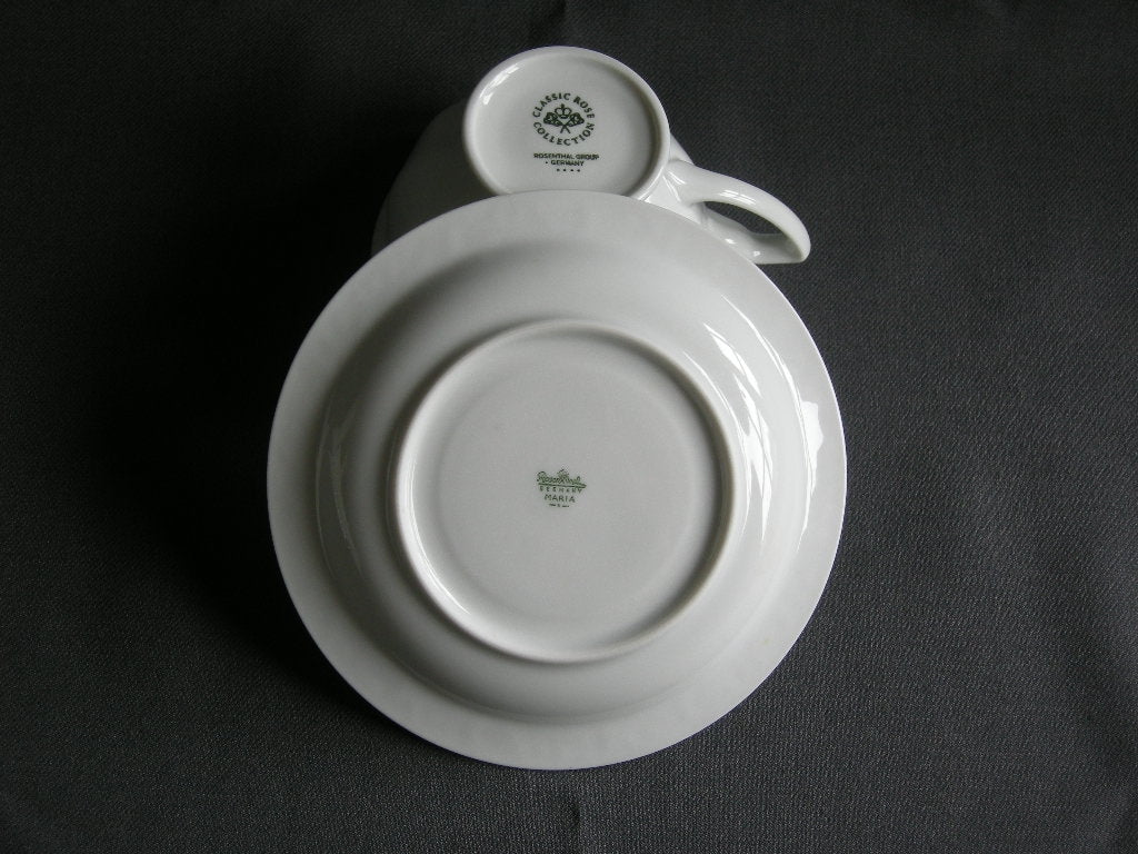 Rosenthal Maria WeiS kop & schotel O9,3 cm.