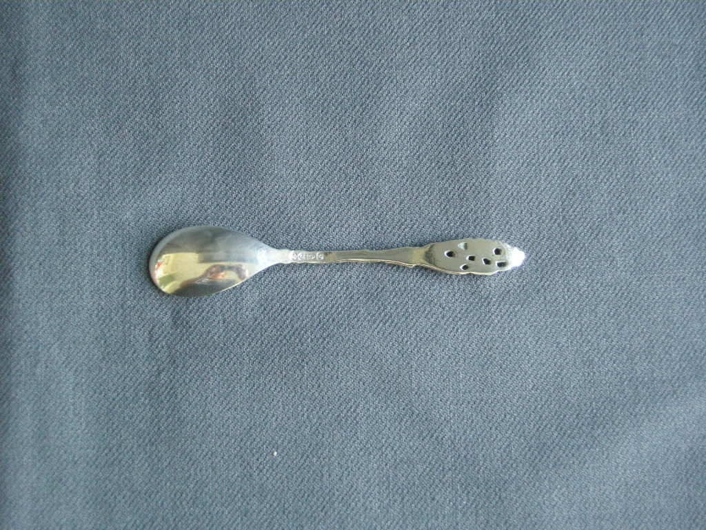 Gero verzilverd model 635 Oud Hollandsch espressolepeltje