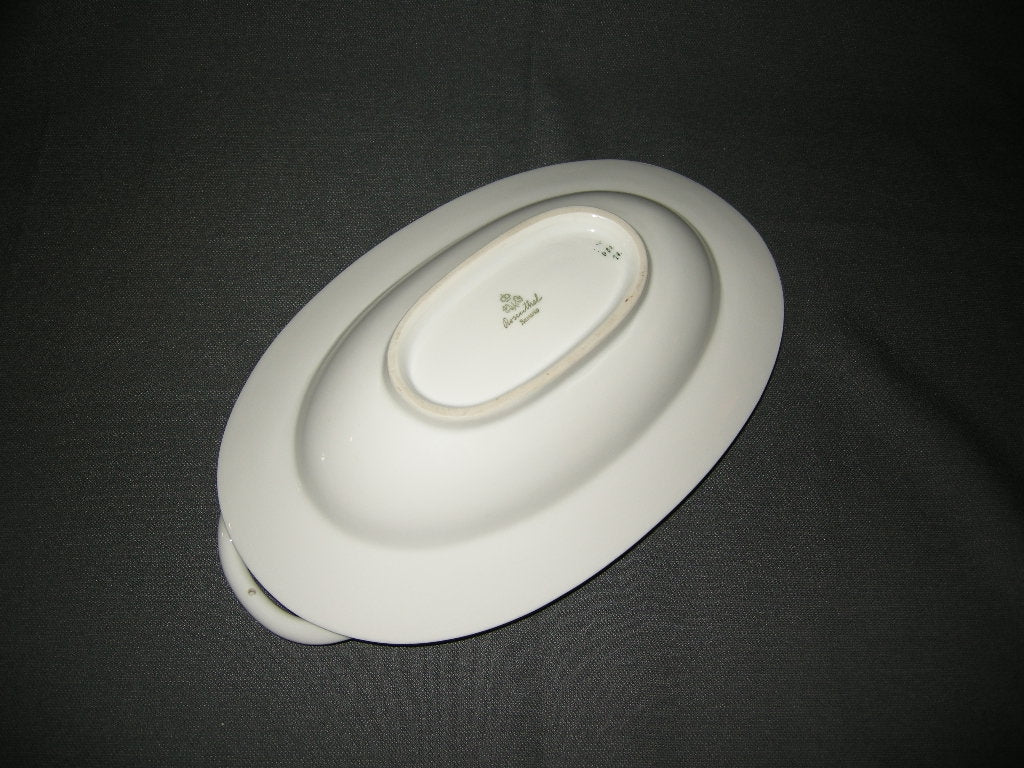 Rosenthal 155 630 wit met zwart geblokt décorrandje vleesschaaltje