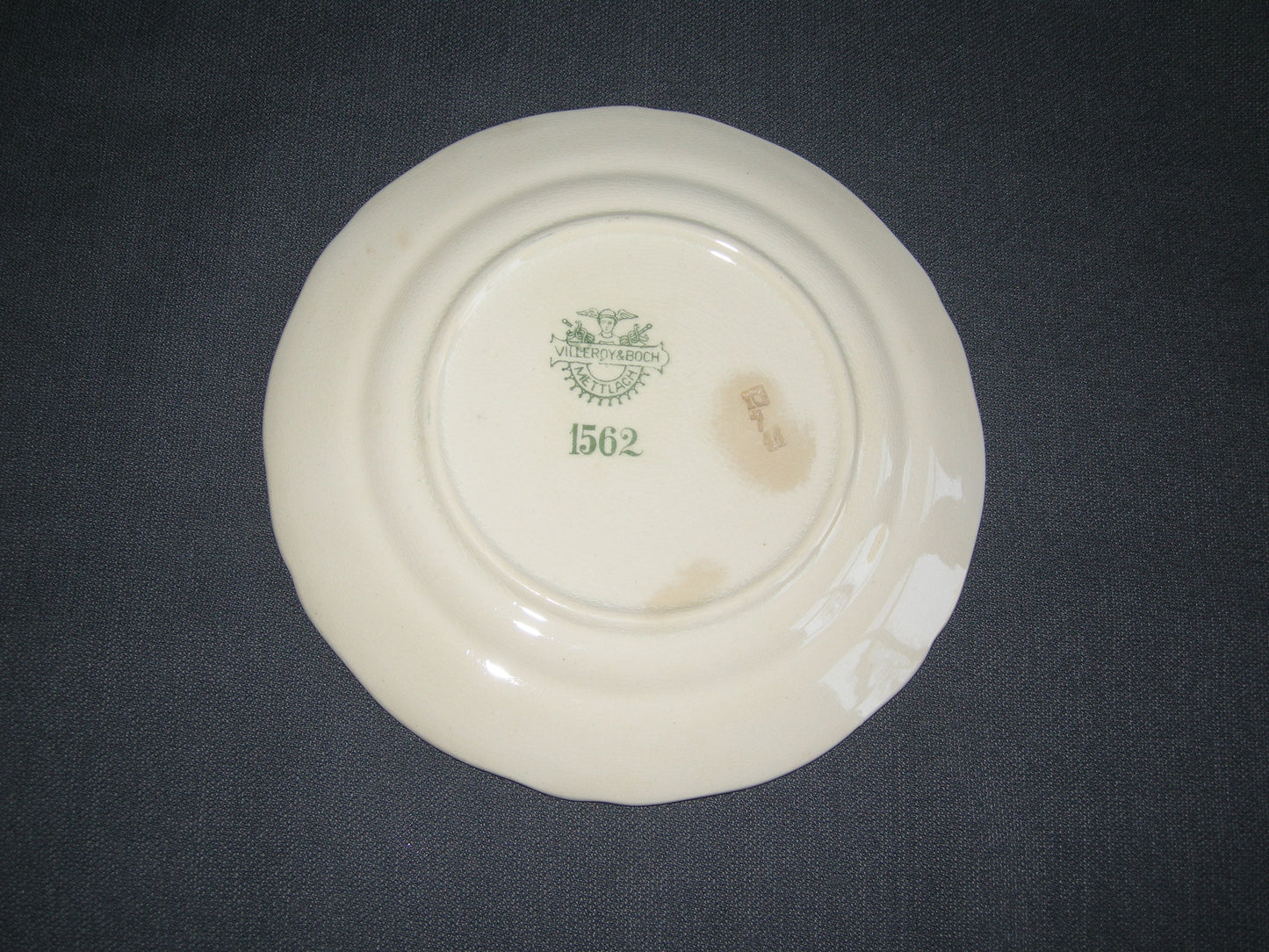 Villeroy & Boch Alt Strassburg oud stempel gebaksbordje O15,5 cm. open tulp