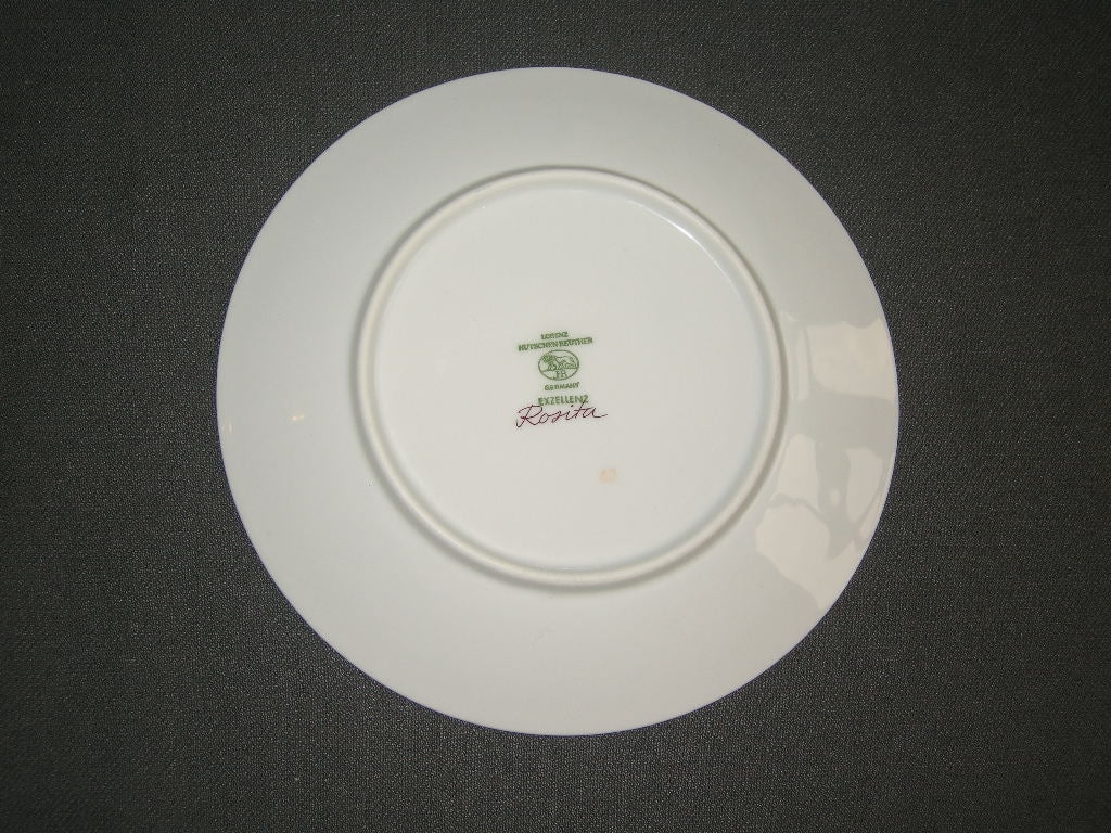 Hütschenreuther Exzellenz Rosita gebaksbordje O15 cm.