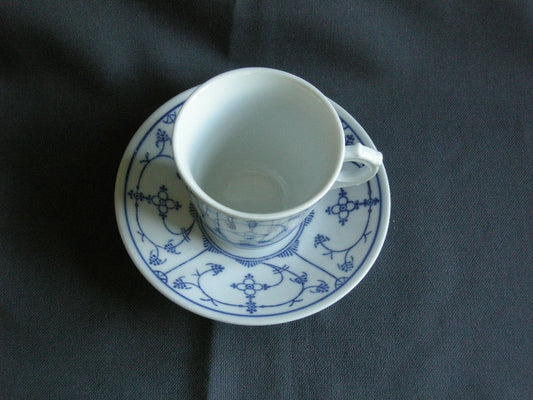 Jäger Blau Saks koffiekop & schotel O8 platte schotel