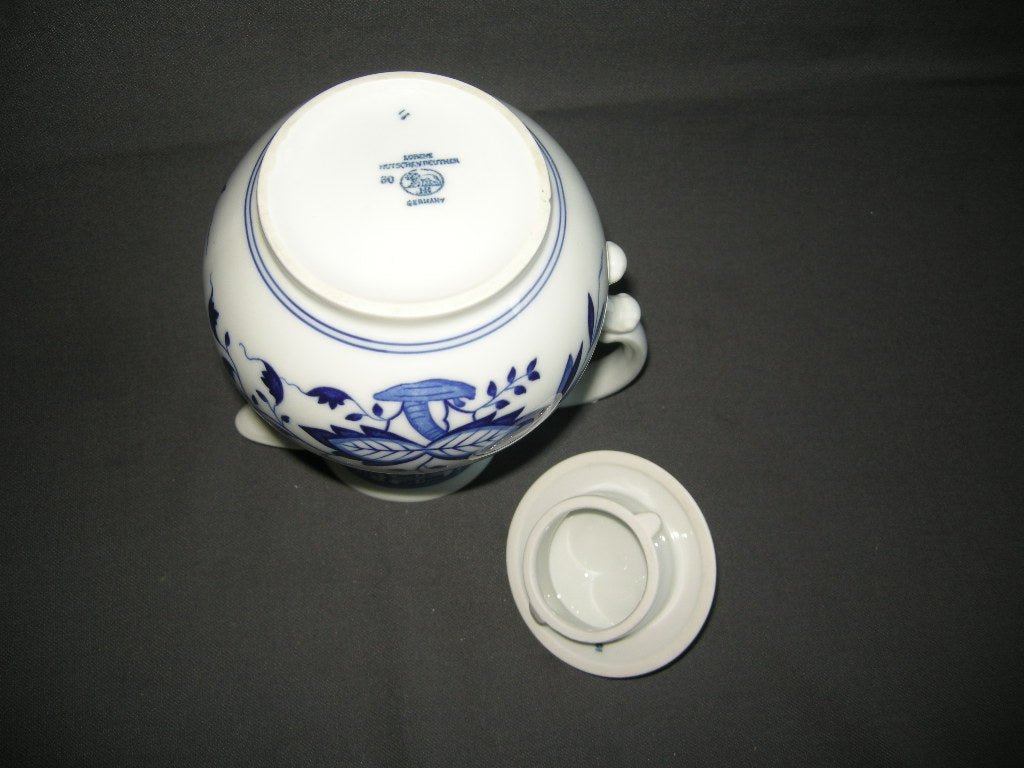 Hütschenreuther Blau Zwiebelmuster koffiepot klein