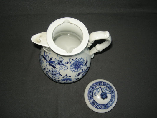 Hütschenreuther Blau Zwiebelmuster koffiepot klein
