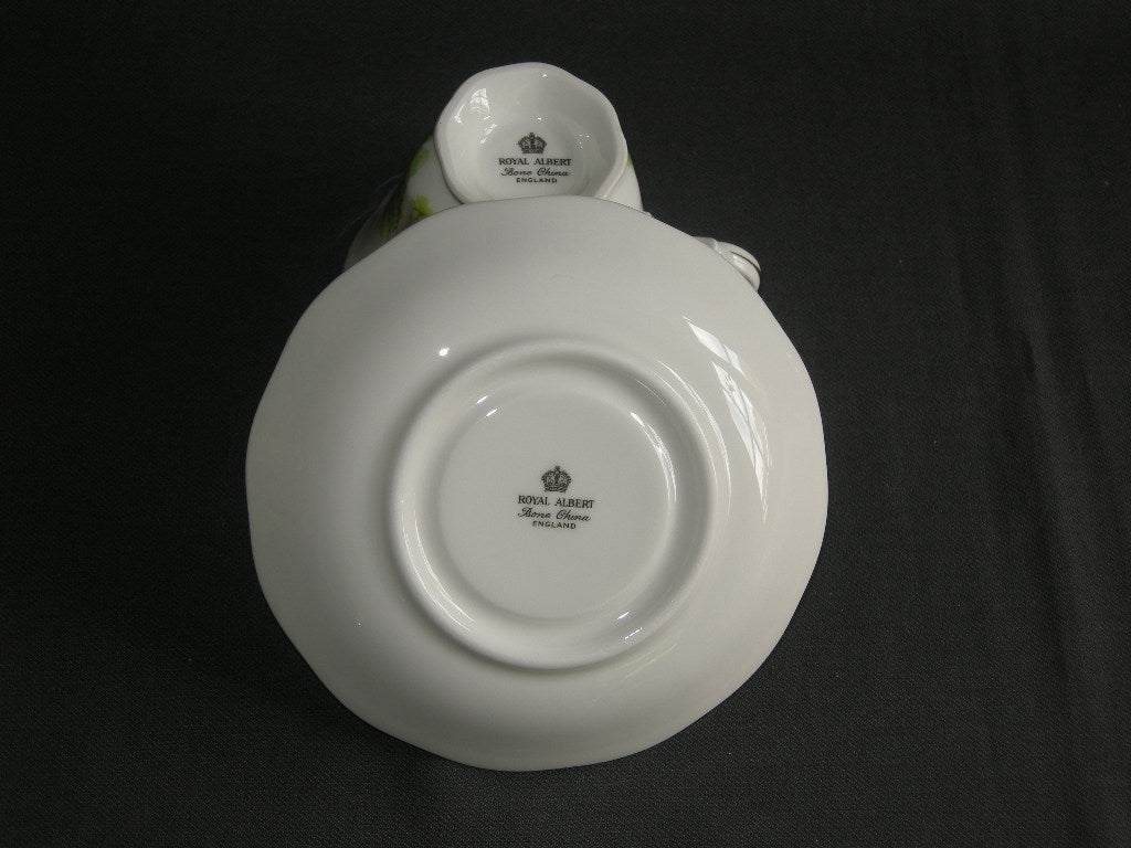 Royal Albert Kentish Rockery kop & schotel O9 cm. goud minimaal sleets