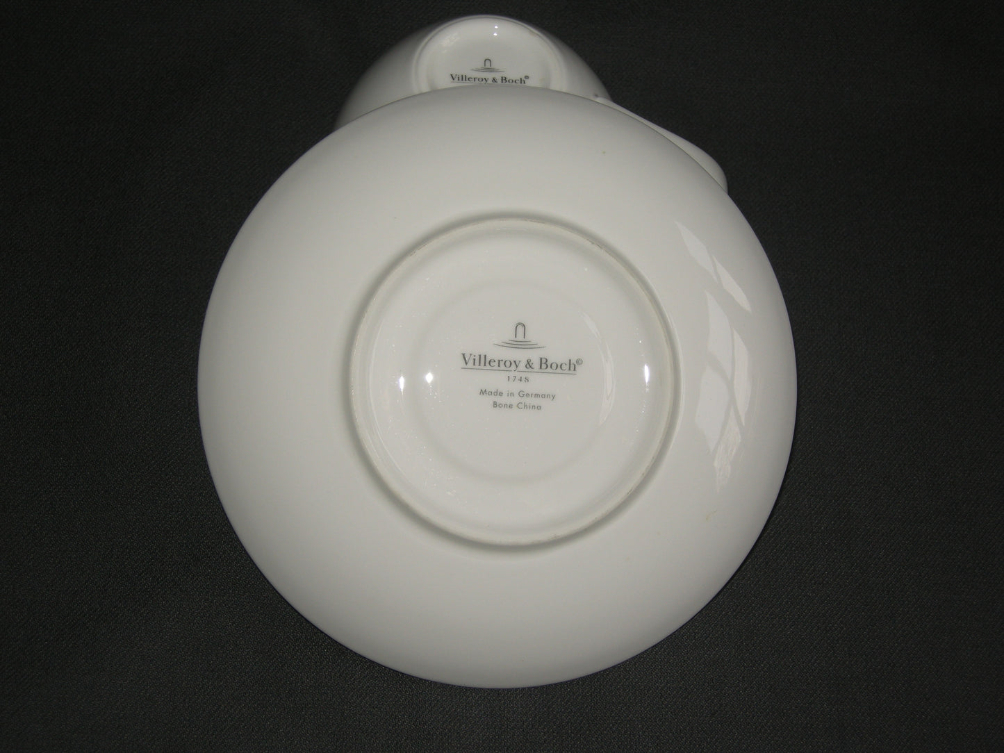 Villeroy & Boch spierwit effen glad kop & schotel