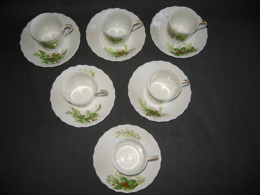 Limoges Kerst kop & schotels