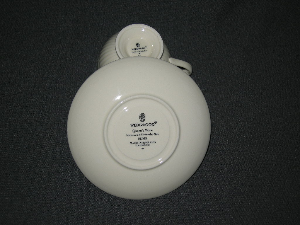 Wedgwood Edme plain koffiekop & schotel laag