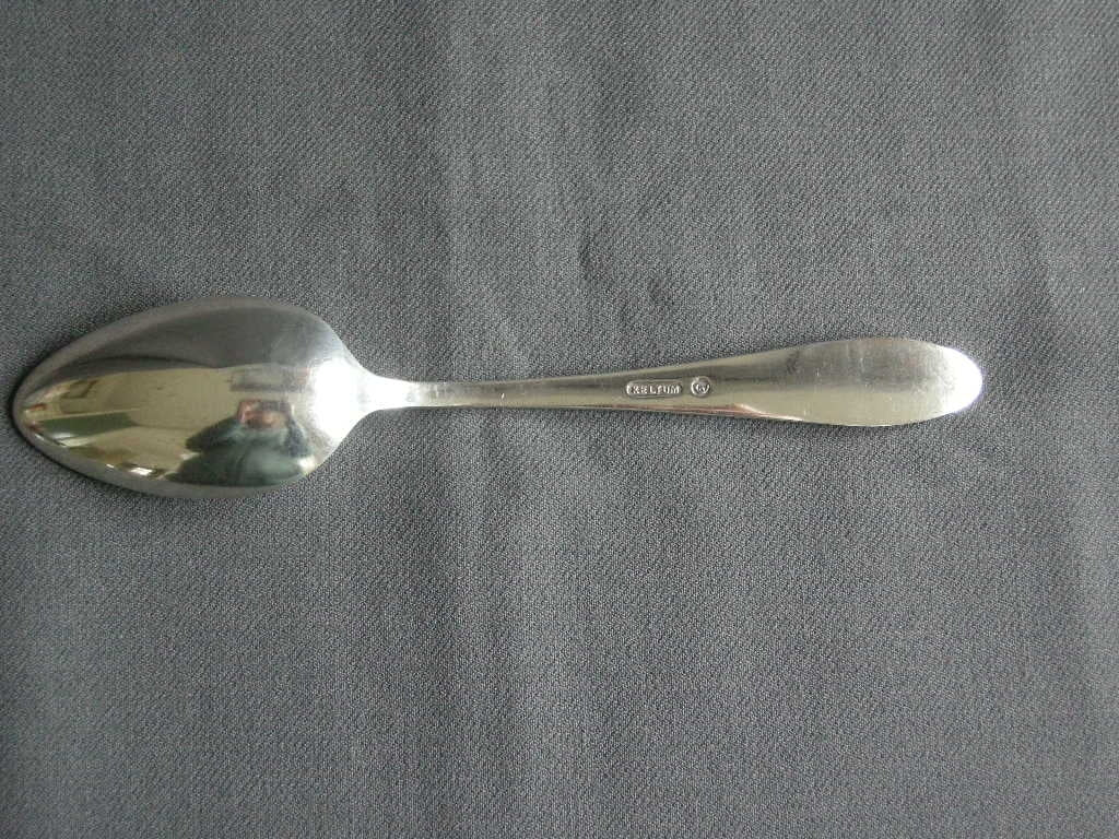 Keltum verzilverd P2 Enkel puntfilet lepel 17,5 cm.