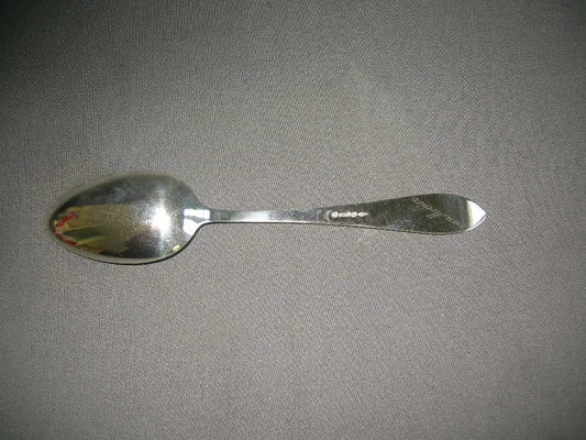 Gero verzilverd model 618 puntfilet lepel 21 cm. met gravure "van moeder"
