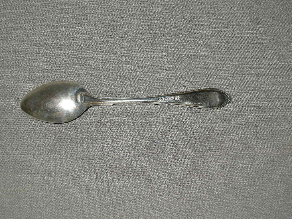 Gero verzilverd model 450 spitsfilet koffielepeltje