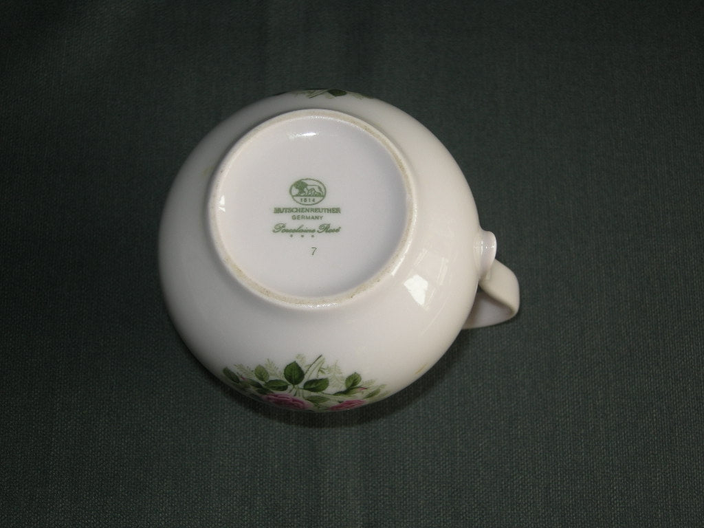 Hütschenreuther Porcelaine Rose decor kleine rozen melkkannetje