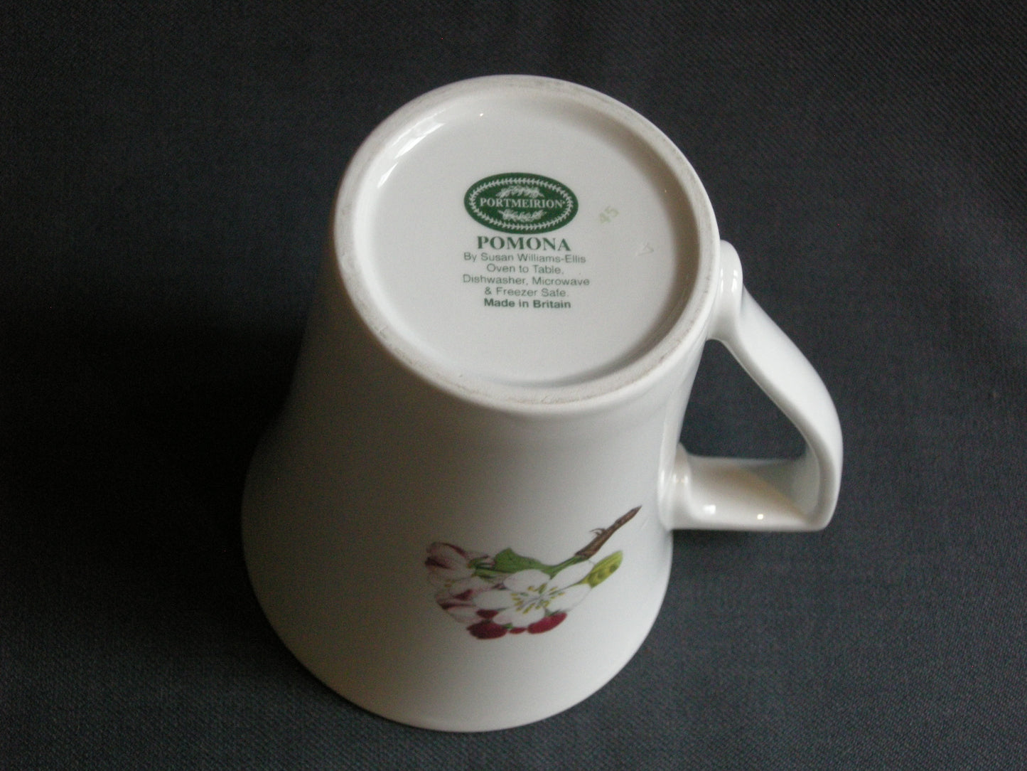 Portmeirion Pomona mok hoogte 11,5 cm., Grimwoods Royal Georgel