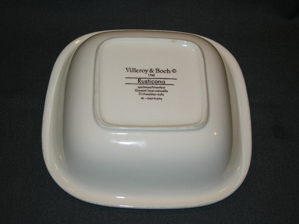 Villeroy & Boch Rusticana rood nestschaal 17,5 x 17,5 x 5 cm.