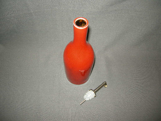 Jars Ceramistes Tourron rood olie- / azijnkarafje