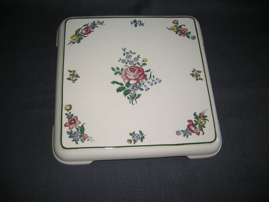 Villeroy & Boch Alt Strassburg oud stempel onderzetter vierkant ijzer