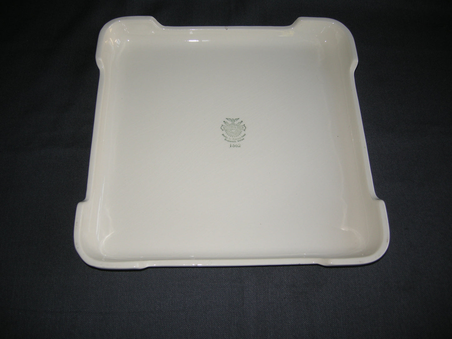 Villeroy & Boch Alt Strassburg oud stempel onderzetter vierkant ijzer
