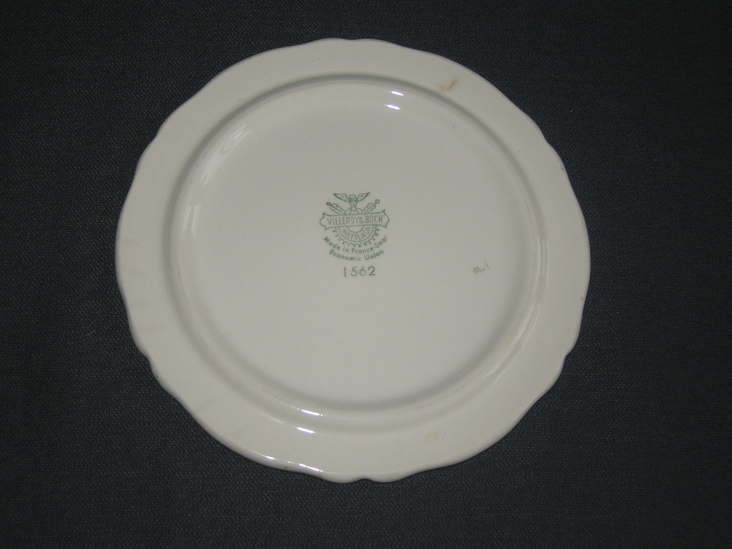 Villeroy & Boch Alt Strassburg oud stempel onderzetter rond