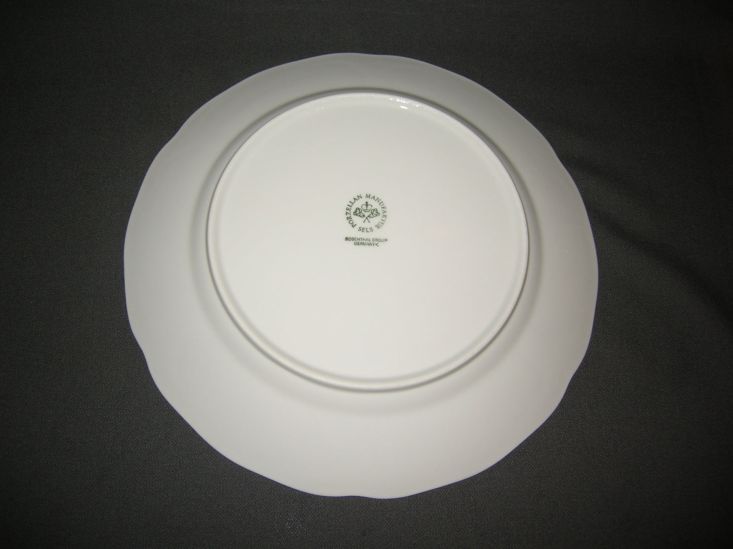 Rosenthal Sanssouci spierwit rose pioenroos ontbijtbord