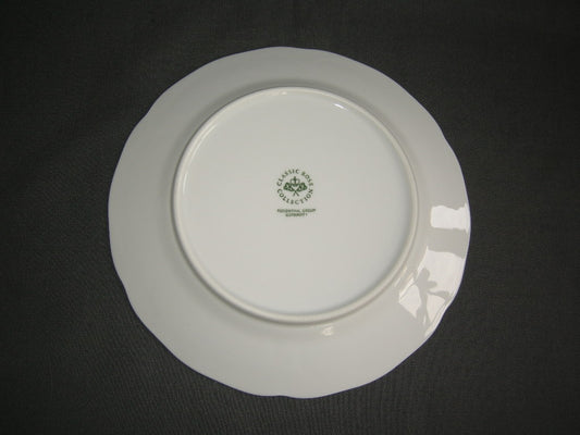 Rosenthal Sanssouci spierwit met blauw / grijze bloemetjes ontbijtbord