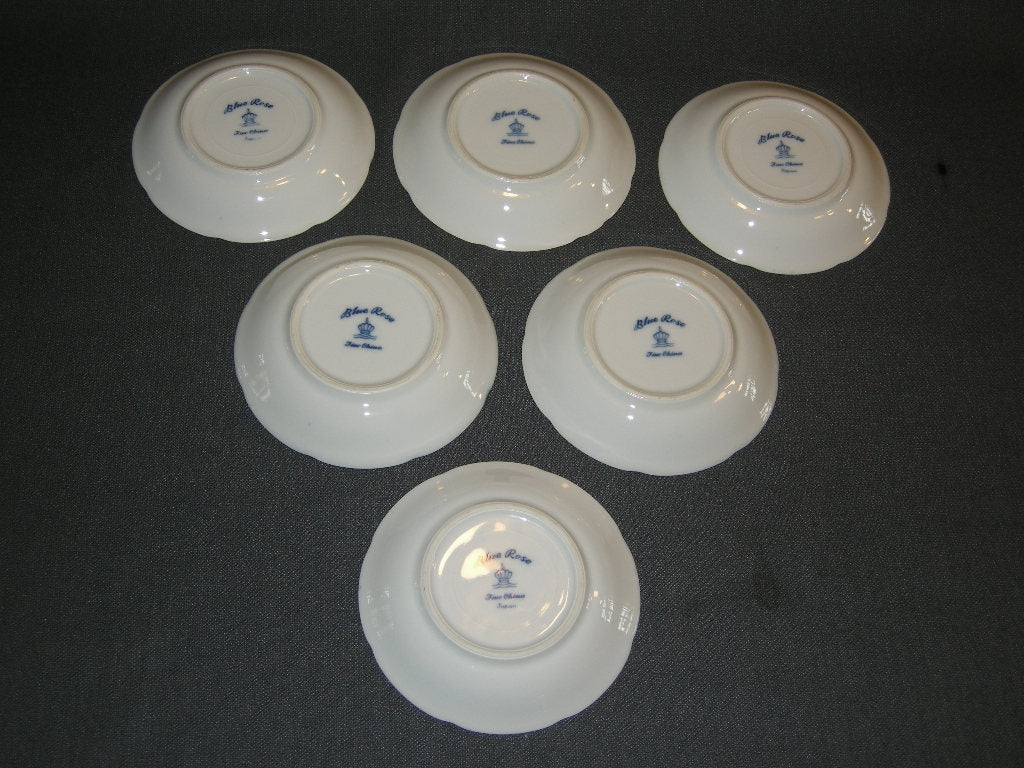 Blue Rose petit-four set