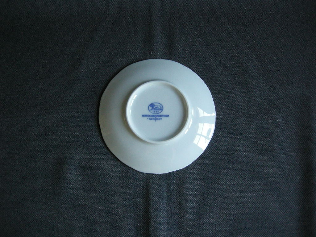 Hütschenreuther Blau Zwiebelmuster petit-fourbordje