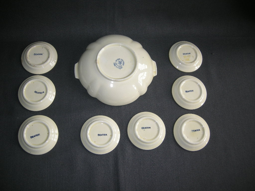 Societe Ceramique Beatrix petit four set schulp