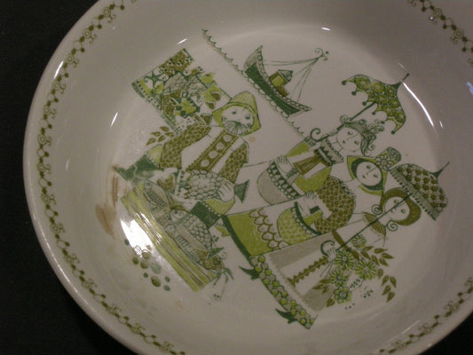 Figgjo Flint Market plat schaaltje met handvat O20,5 cm. met lichte cracquele