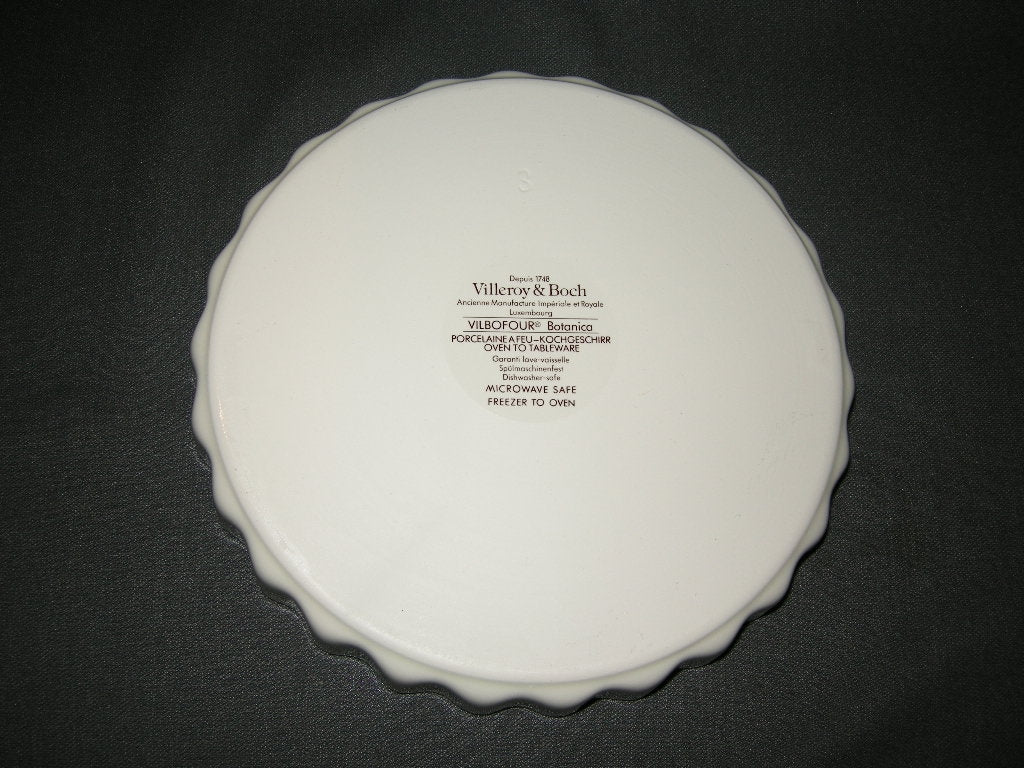 Villeroy & Boch Botanica Vilbofour quicheschaal O21 cm., hoogte 3,5 cm.