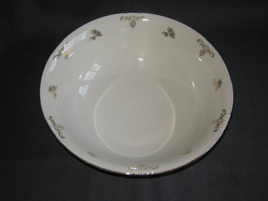 Bavaria roomwit-goud-bloem saladeschaal