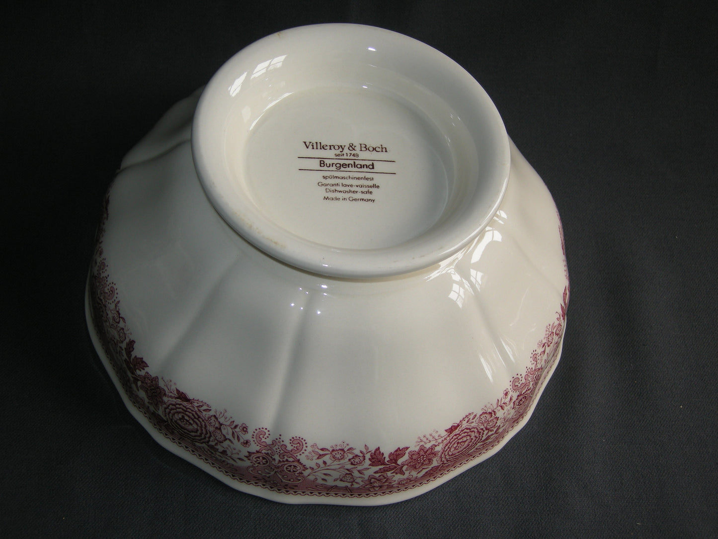 Villeroy & Boch Burgenland rood schaal hoog