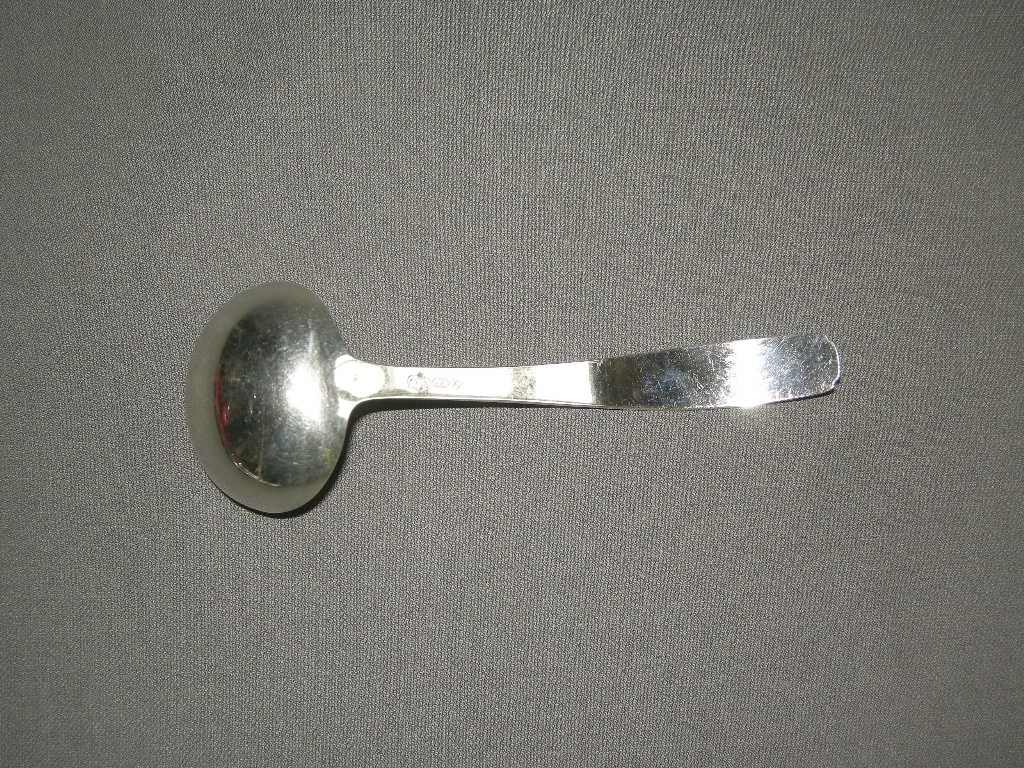 Gero verzilverd model 56 Nordique sauslepel