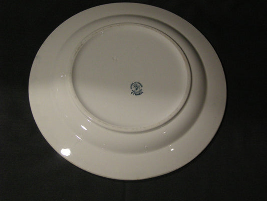 Societe Ceramique Etruria schaal O29,5 cm. met verkleuring