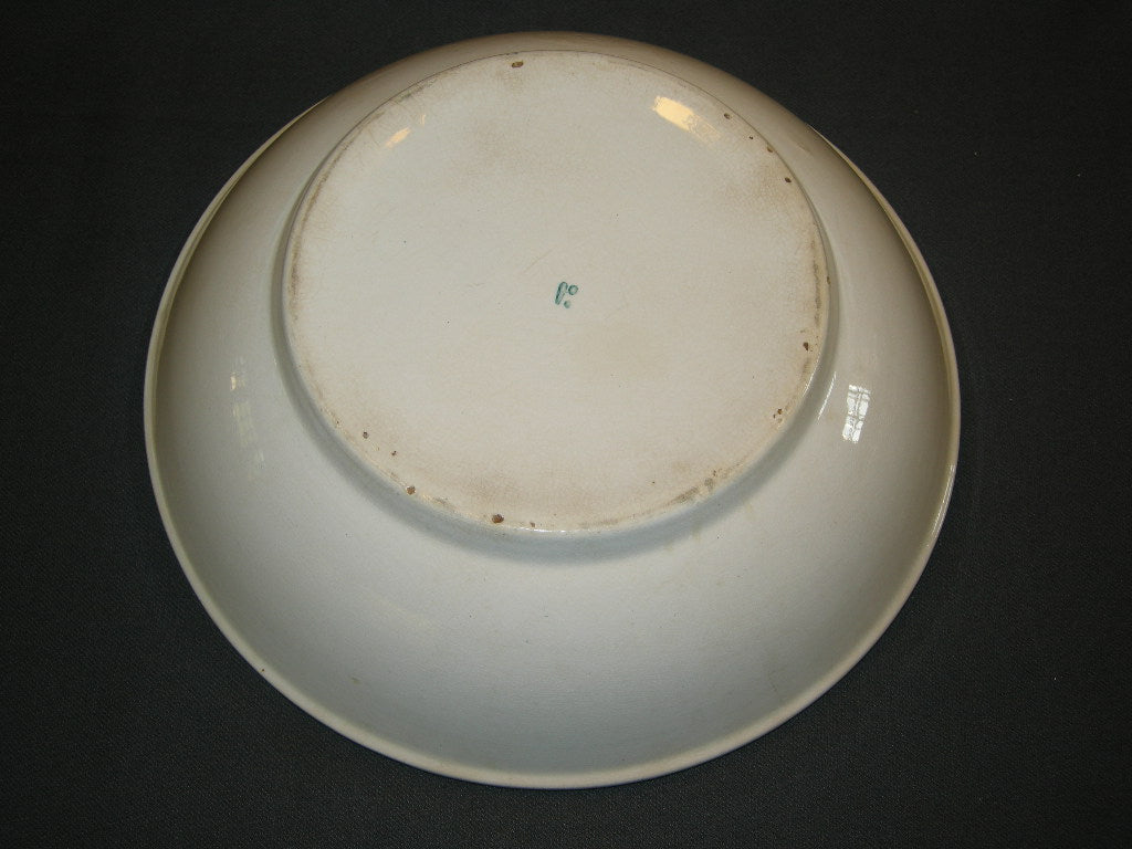 Diverse roomwit - petrol 001. saladeschaal