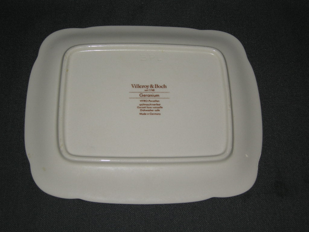 Villeroy & Boch Geranium schaaltje 20,5 x 17 cm.