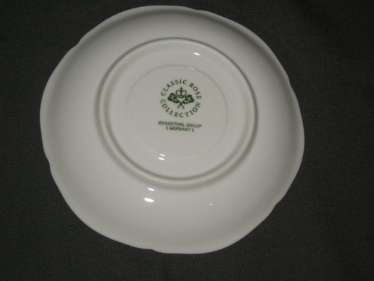 Rosenthal Sanssouci spierwit rose pioenroos schotel O13,5 cm.