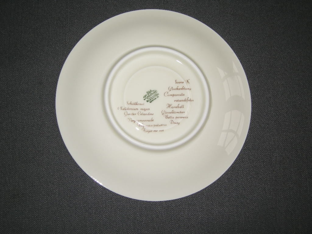 Krautheim Wiesengrund & Bergeshöh'n schotel O15 cm. decor Glockenblume = K