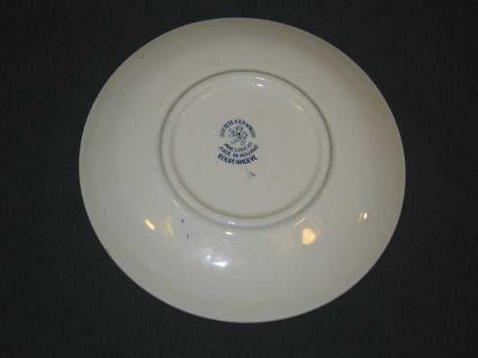 Societé Ceramique Boerenhoeve blauw schotel soepkop