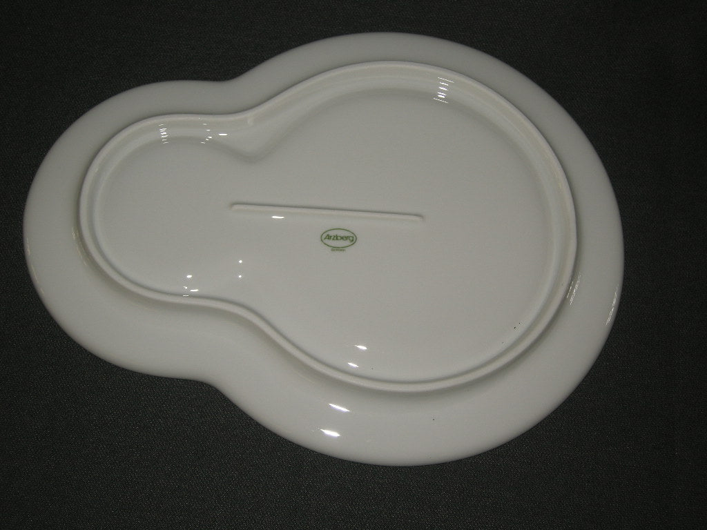 Arzberg Loop zilver randje snackbord
