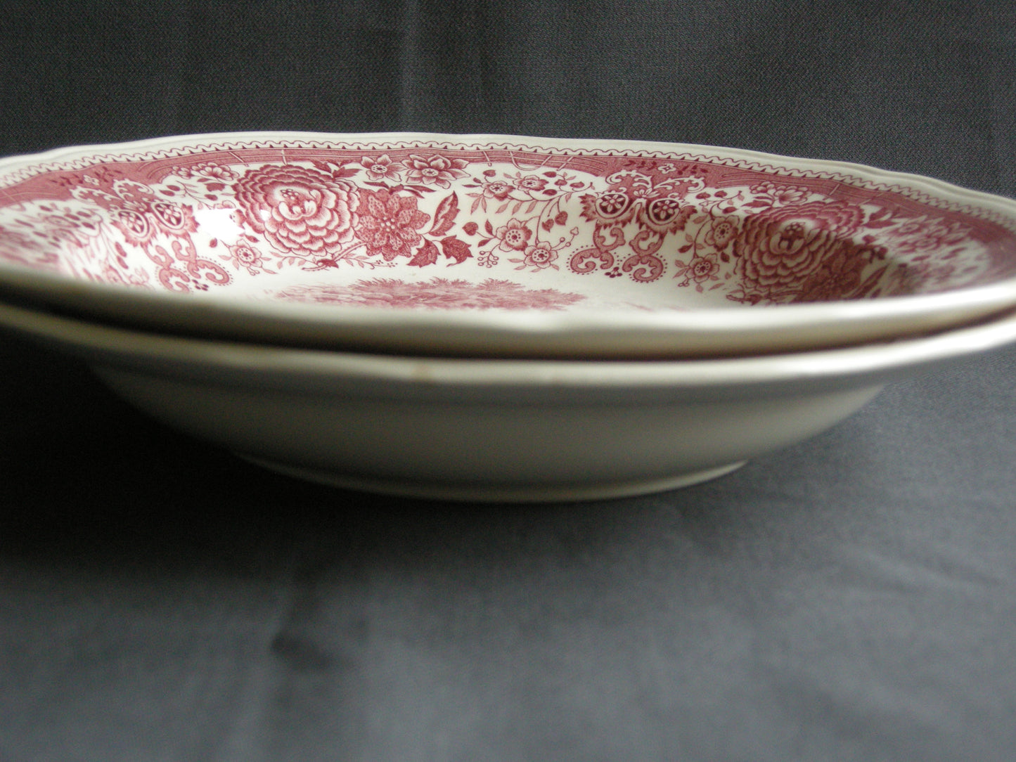 Villeroy & Boch Burgenland rood soepborden met beschadiging