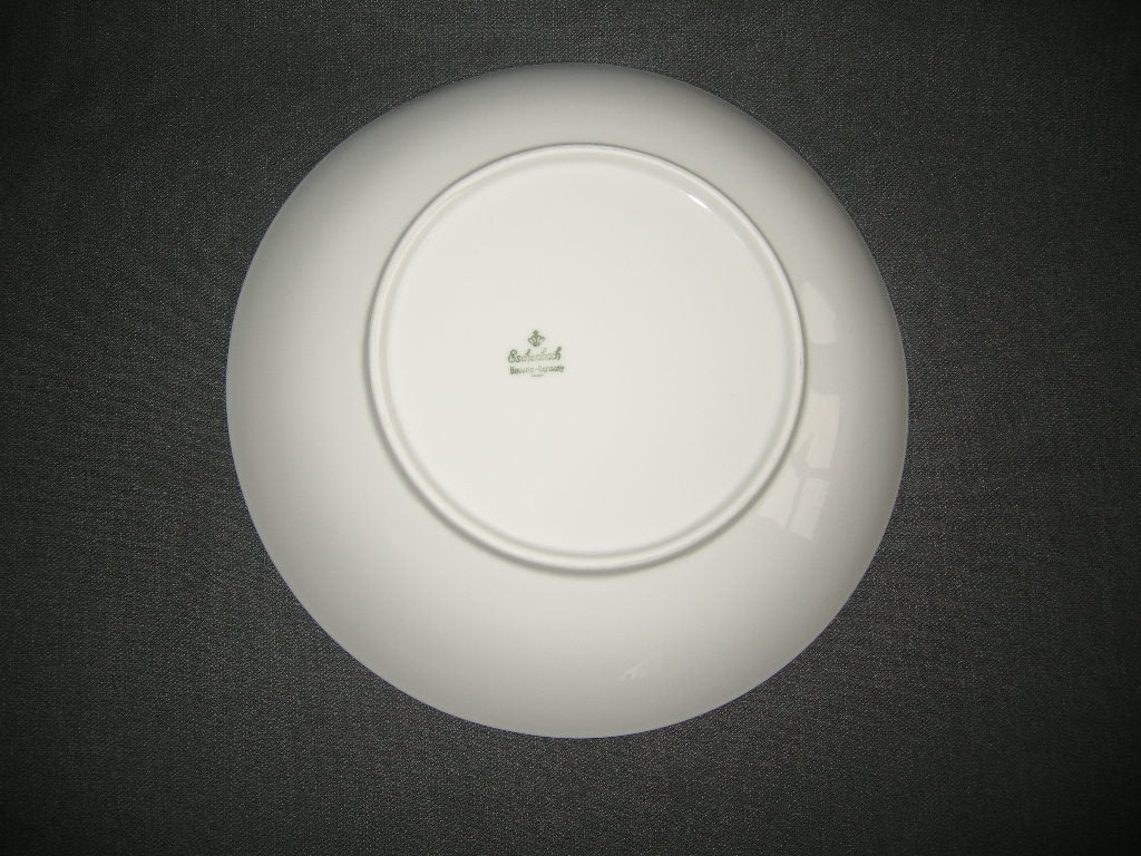 Eschenbach wit met rose roosjes soepbord