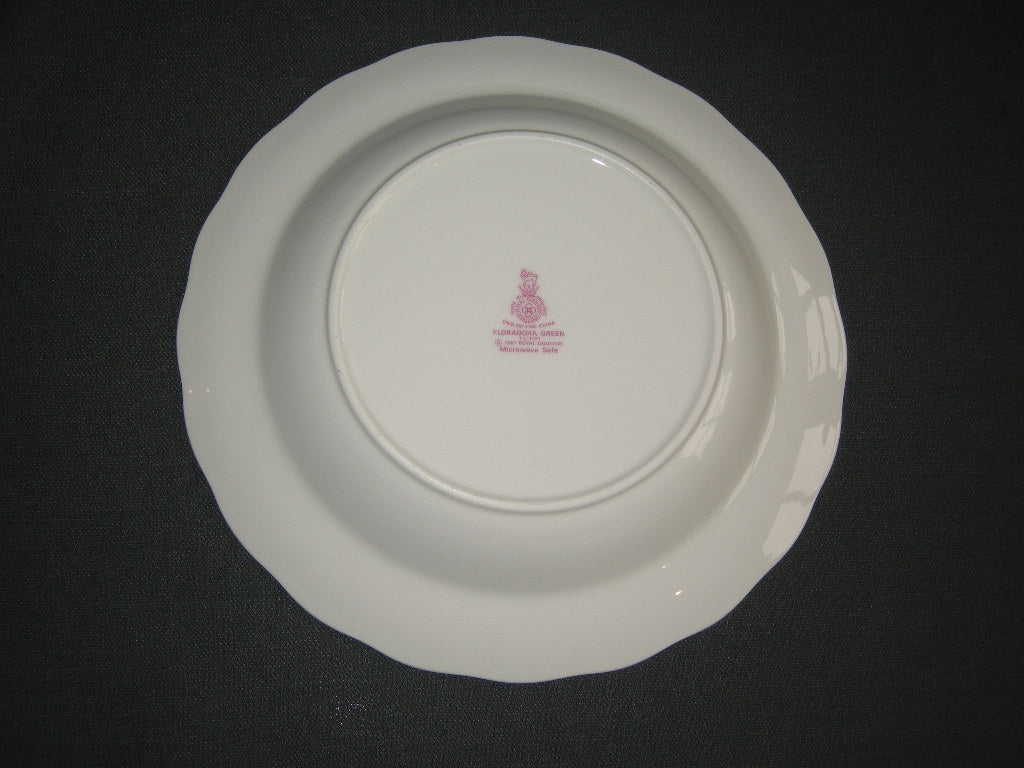 Royal Doulton Floradora green soepborden
