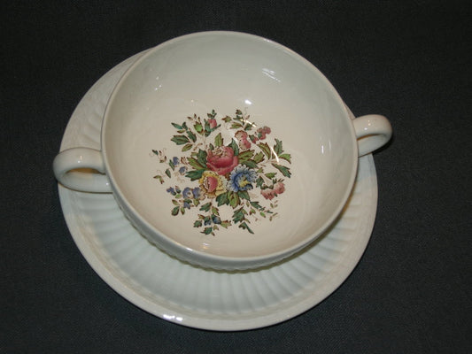 Wedgwood Conway soepkop & schotel