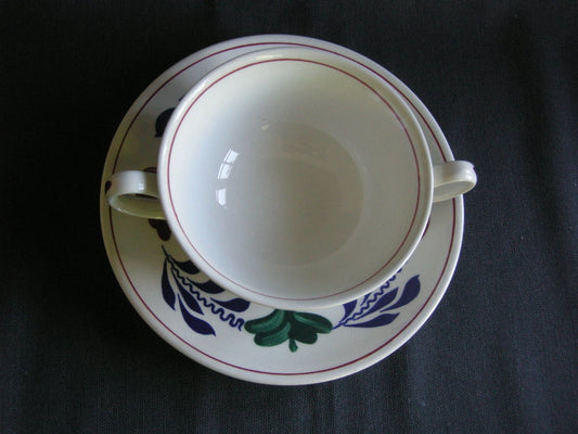 Boch Boerenbont soepkop & schotel