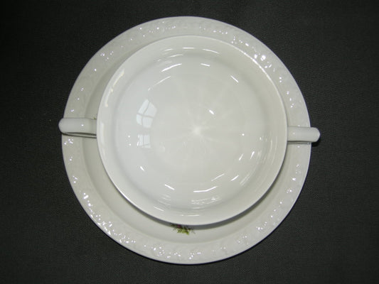 Rosenthal Maria Moosrose soepkop & schotel