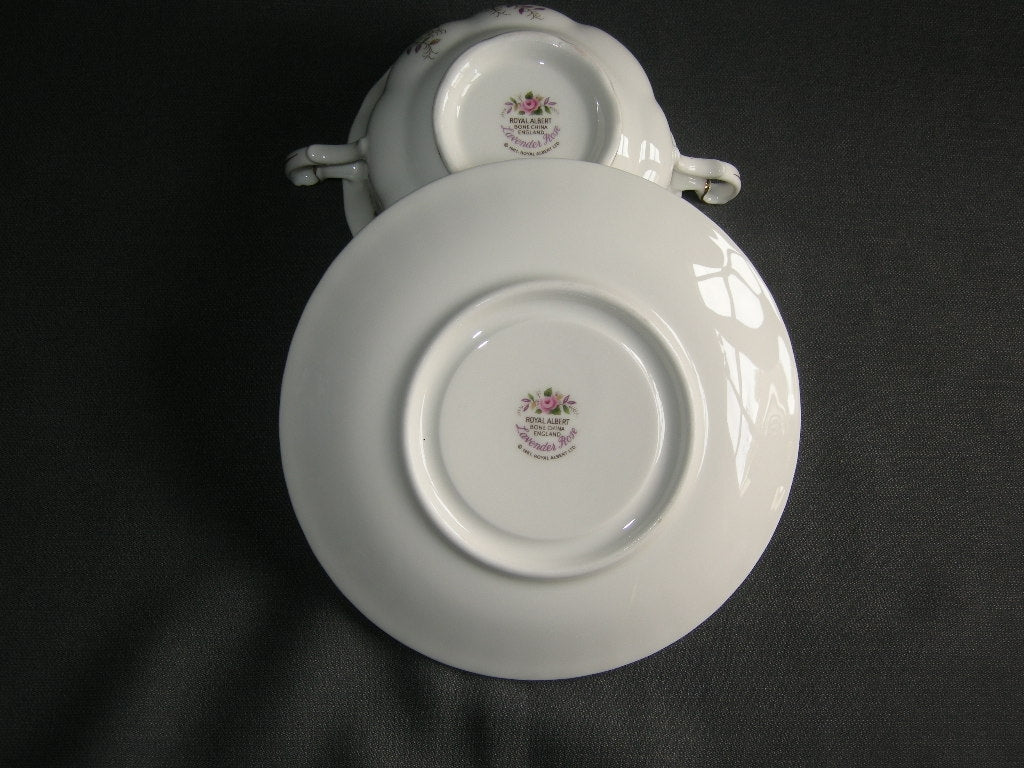 Royal Albert Lavender Rose soepkop & schotel