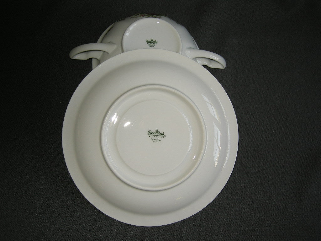 Rosenthal Maria Moosrose soepkop & schotel