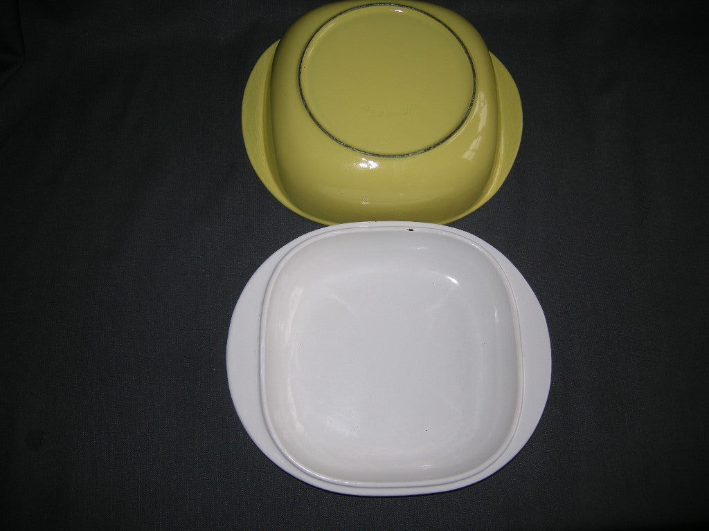 emaille / gietijzeren geel 001. sudderpannetje