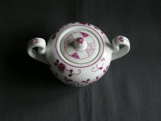 August Warnecke China Purpur suikerpot
